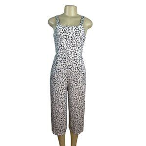 Nordstrom Floral Sleeveless Tie-Back Girls Jumpsuit W/ Pockets  Size XL